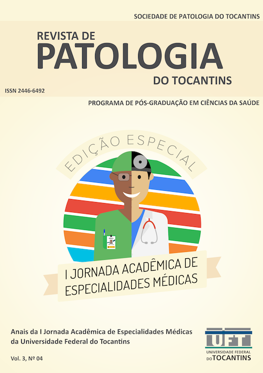 					Visualizar 2016: Anais da I Jornada Acadêmica de Especialidades Médicas do Tocantins
				