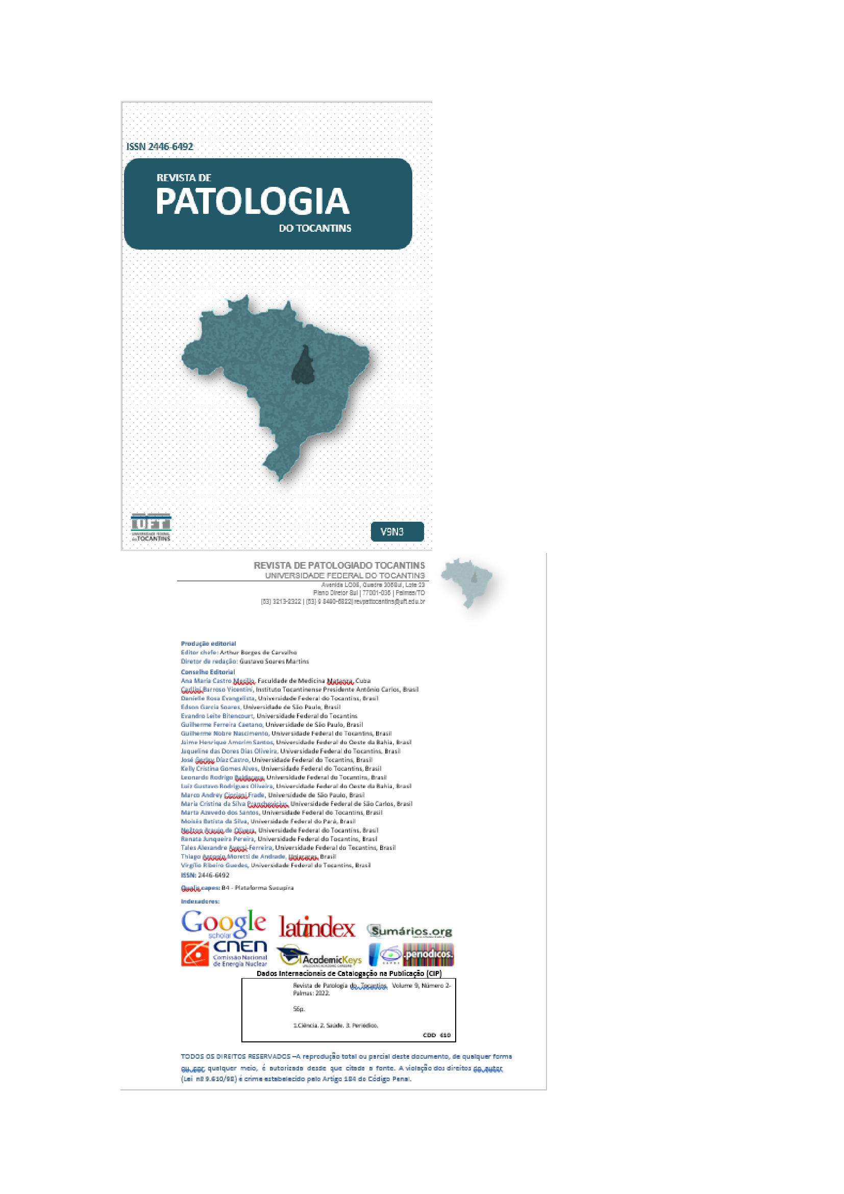 					Visualizar v. 9 n. 3 (2022): Revista de Patologia do Tocantins
				