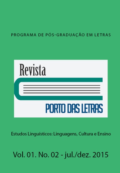 					Visualizar v. 1 n. 2 (2015): Estudos Linguísticos: Linguagens, Cultura e Ensino
				