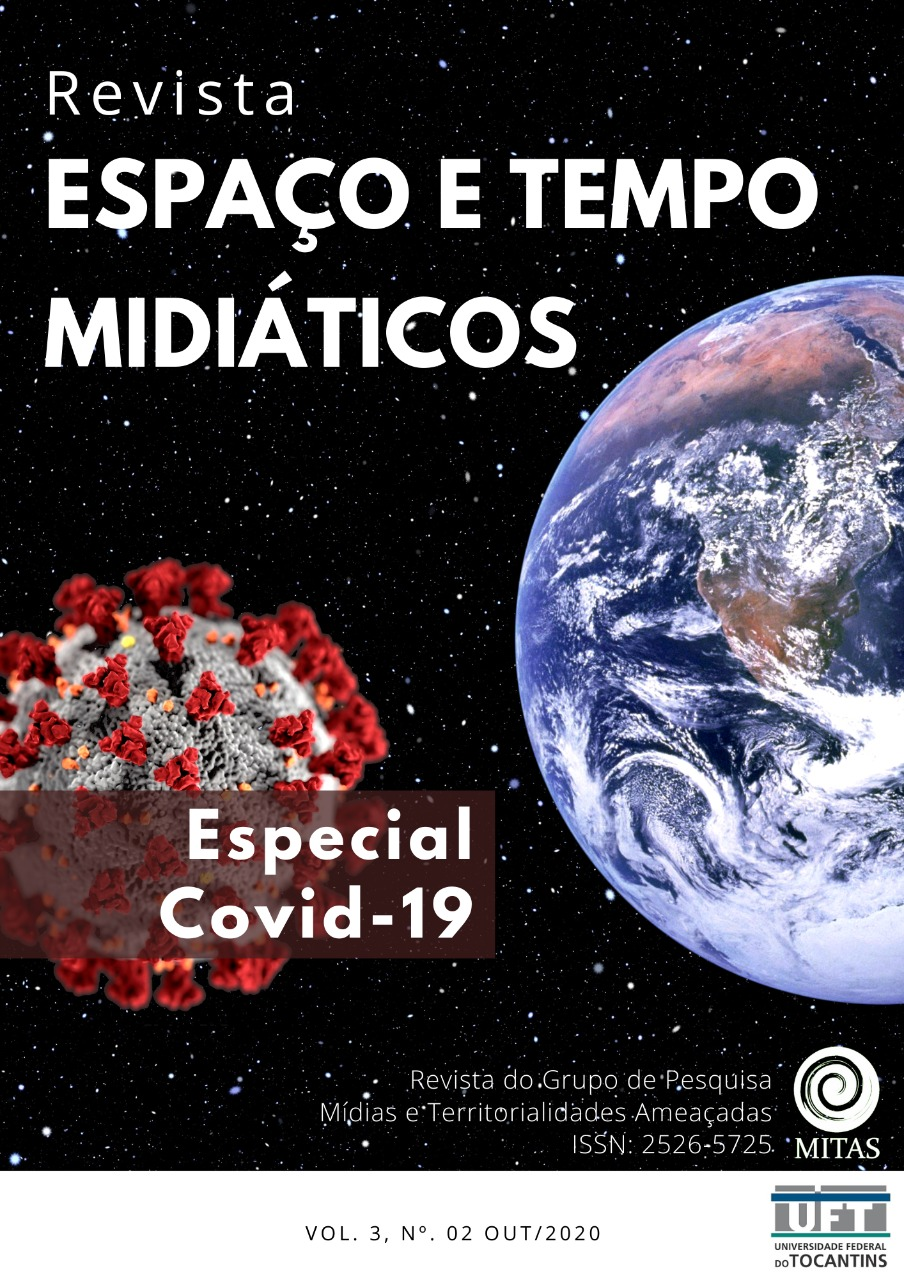 					Visualizar v. 3 n. 2 (2020): Espaço Tempo Midiático: Edição Especial Covid-19
				