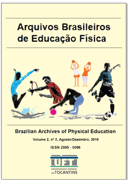 					Visualizar v. 2 n. 2 (2019): Arquivos Brasileiros de Educação Física
				