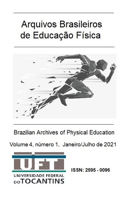 					Visualizar v. 4 n. 1 (2021): Arquivos Brasileiros de Educação Física
				