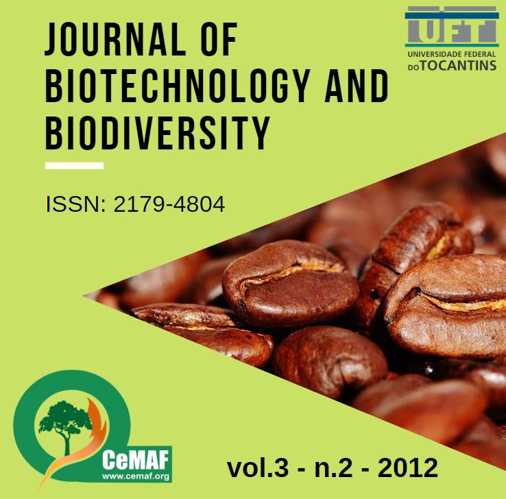 					Visualizar v. 3 n. 2 (2012): Journal of Biotechnology and Biodiversity
				