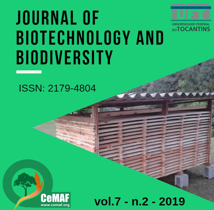 					Visualizar v. 7 n. 2 (2019): Journal of Biotechnology and Biodiversity
				