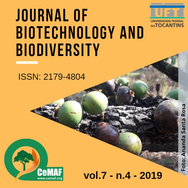					Visualizar v. 7 n. 4 (2019): Journal of Biotechnology and Biodiversity
				