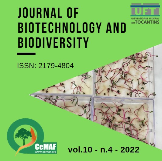 					Visualizar v. 10 n. 4 (2022): Journal of Biotechnology and Biodiversity
				