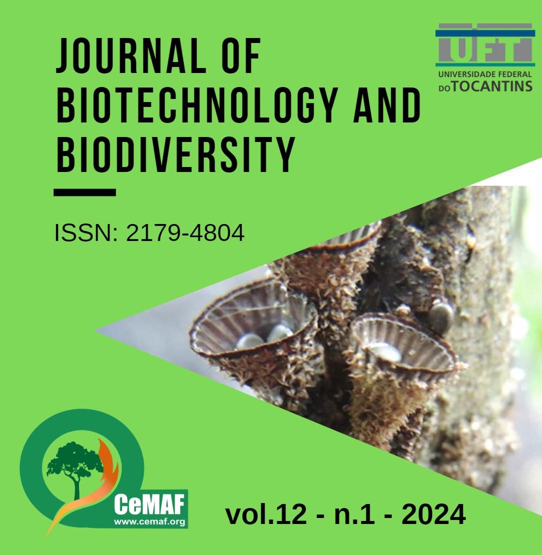 					Visualizar v. 12 n. 1 (2024): Journal of Biotechnology and Biodiversity
				
